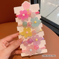 Colorful Flower Hair Ties for Girls – Soft Elastic Ponytail Holders, No Pull, No Dent (5/10/15/20 Packs) | Retail & Wholesale