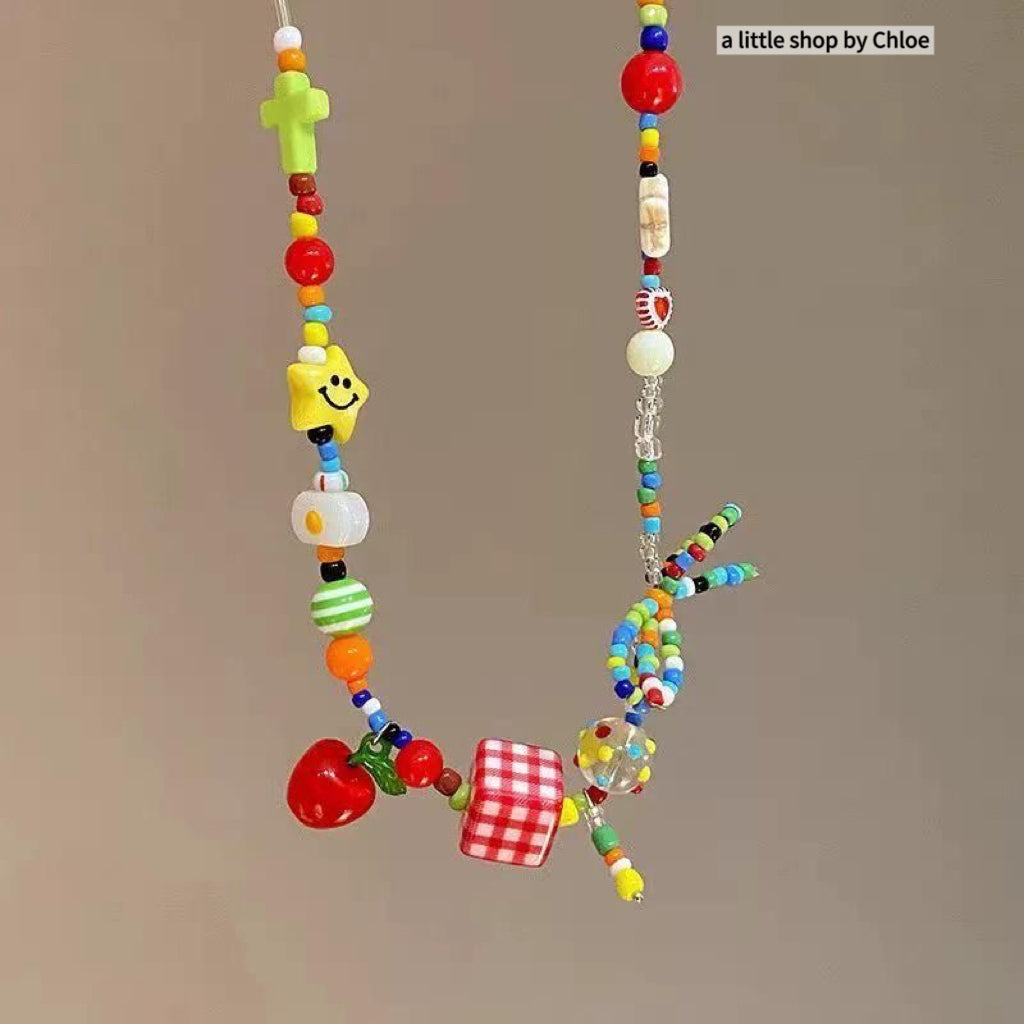 Princess Beaded Necklace for Girls – Cartoon Charm Pendant Kids Jewelry (3/6/9/18 Packs) | Retail & Wholesale