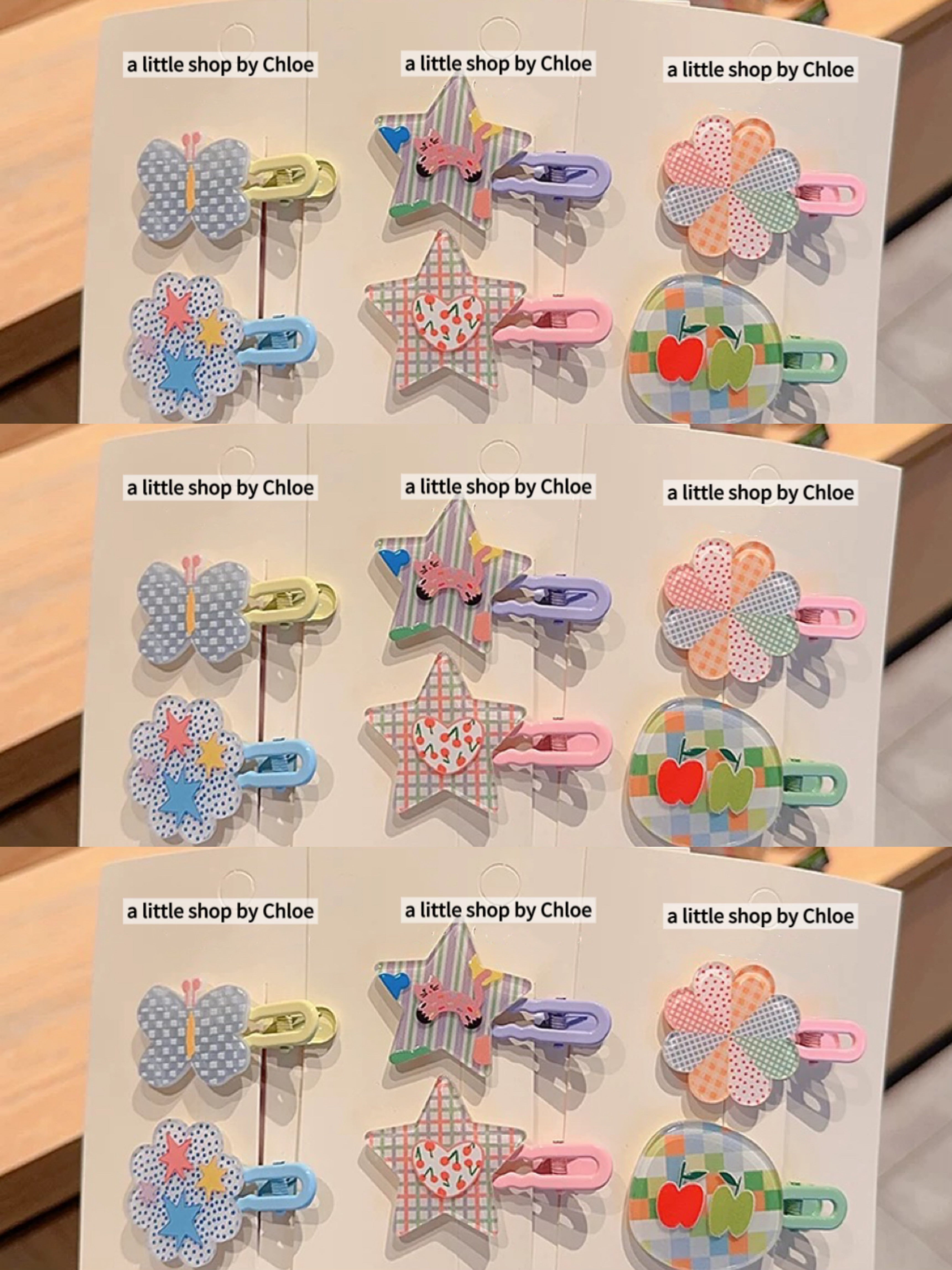 Rainbow Dot Hair Clips for Girls – Geometric Cute Snap Clips for Toddler & Kids (3/6/12/24 Pairs) | Retail & Wholesale