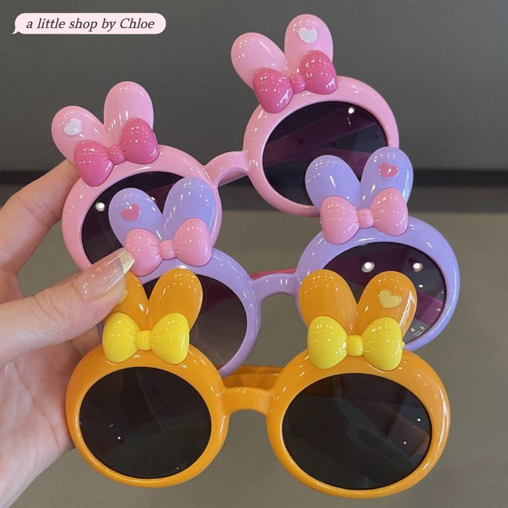 Kids Sunglasses with Cute Book Detail – UV Protection for Little Girls (Mix & Match Colors) | Retail & Wholesale