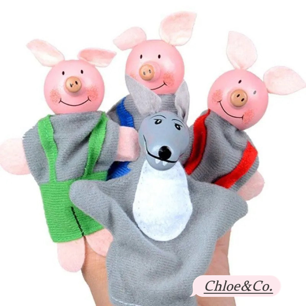 Finger Puppets Set for Kids – Animal / Story / Role Play – Soft Plush Hand Puppets for Storytelling, Nursery & Preschool (Retail & Wholesale)