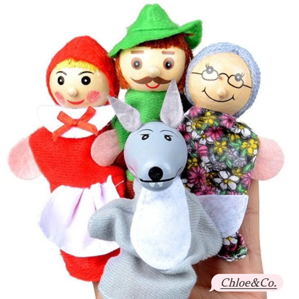 Finger Puppets Set for Kids – Animal / Story / Role Play – Soft Plush Hand Puppets for Storytelling, Nursery & Preschool (Retail & Wholesale)