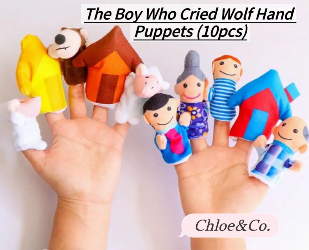 Finger Puppets Set for Kids – Animal / Story / Role Play – Soft Plush Hand Puppets for Storytelling, Nursery & Preschool (Retail & Wholesale)