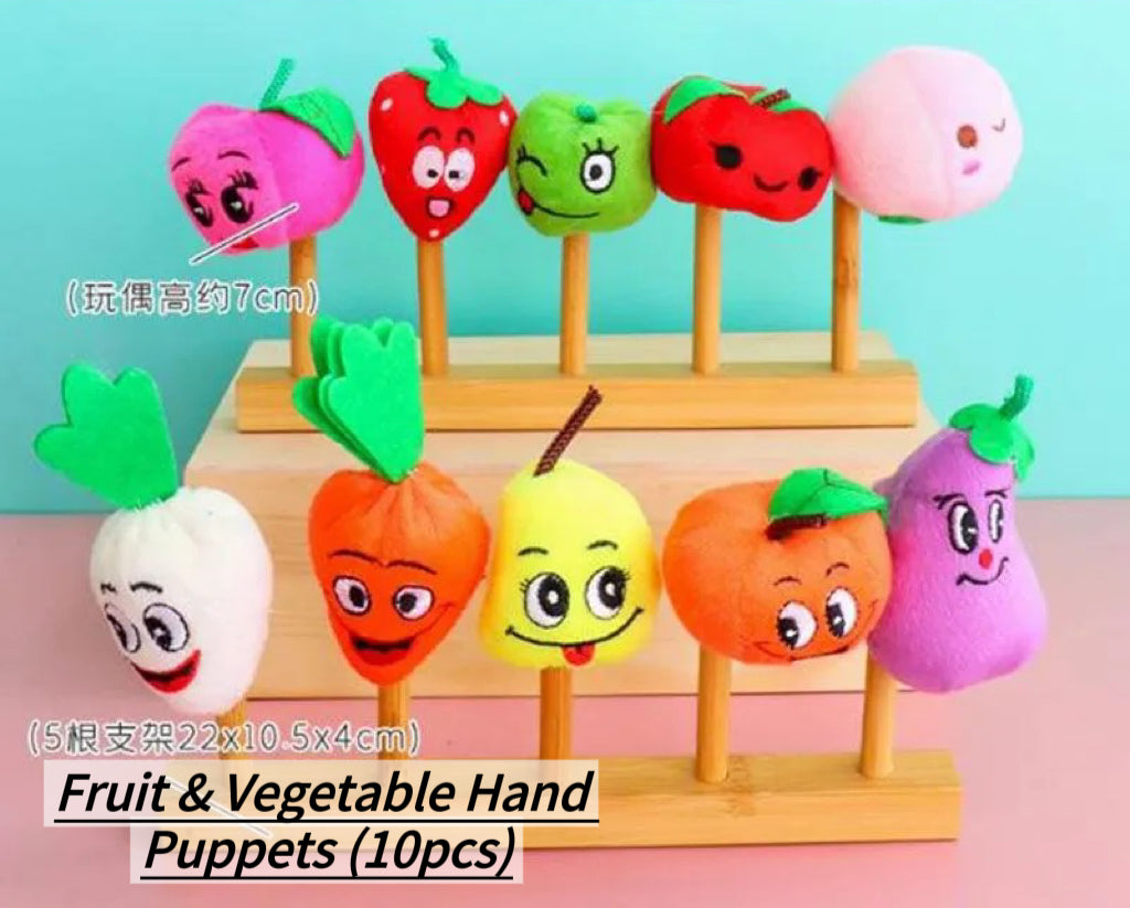 Finger Puppets Set for Kids – Animal / Story / Role Play – Soft Plush Hand Puppets for Storytelling, Nursery & Preschool (Retail & Wholesale)