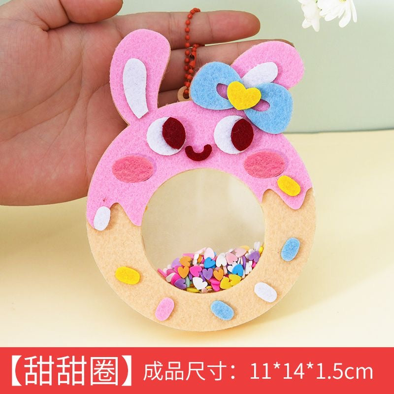 DIY Felt Wobble Toy Kit – No-Sew Craft for Kids (Bear Design) – 10pcs/Set | Educational Sewing Toy for Girls, Preschool Activity & Party Favor | Retail & Wholesale