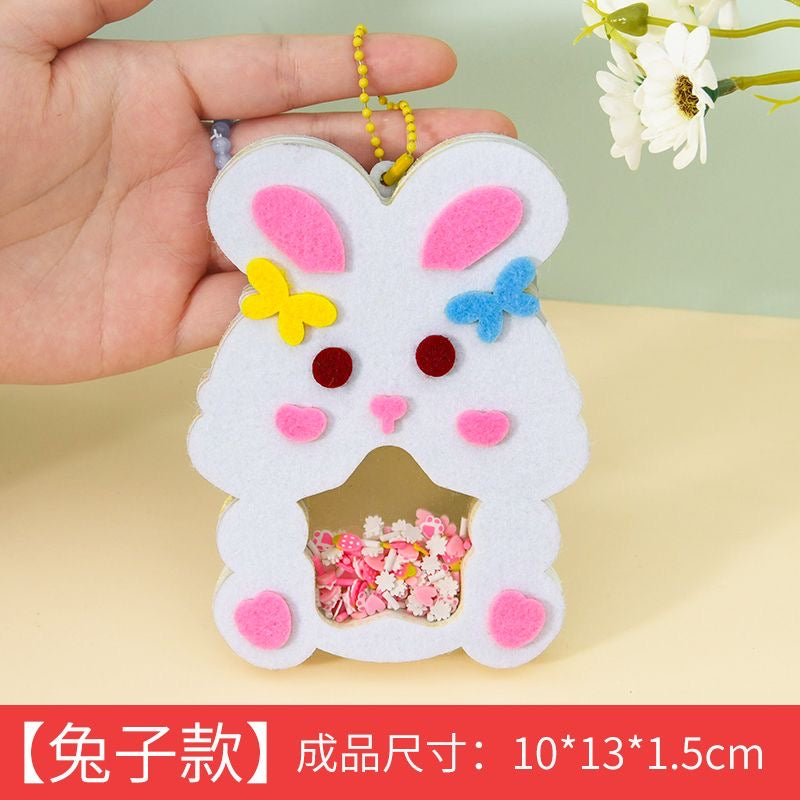 DIY Felt Wobble Toy Kit – No-Sew Craft for Kids (Bear Design) – 10pcs/Set | Educational Sewing Toy for Girls, Preschool Activity & Party Favor | Retail & Wholesale