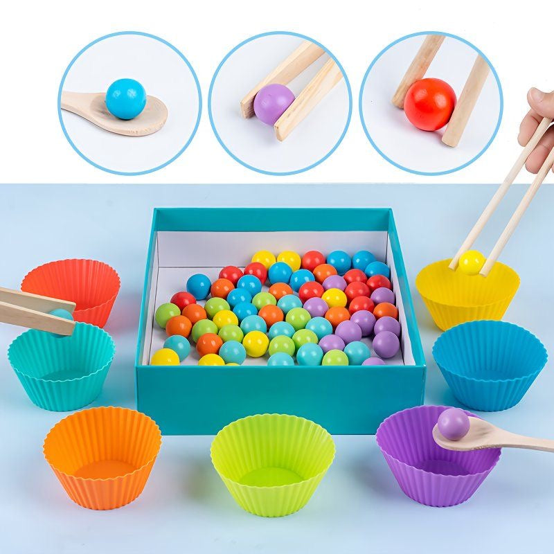 Montessori Number Learning Board 1-10 – Bead Clipping Game / Fine Motor Skills Toy for Toddlers, Kindergarten Preschool Teaching Aid (2 Styles) | Retail & Wholesale