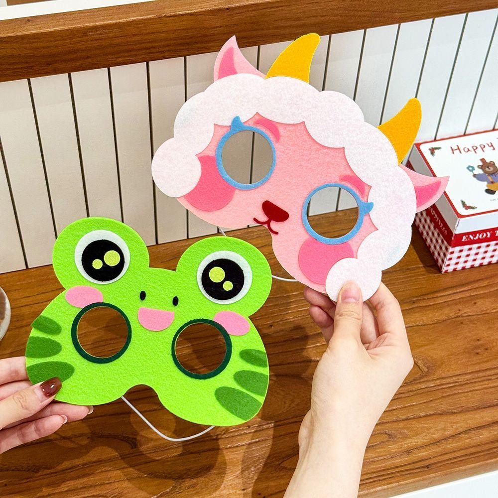 DIY Kids Animal Mask Craft Kit – No Glue, No Scissors – Preschool Art Activity (10/20/30/50 Packs) | Party Favor & Classroom Craft | Retail & Wholesale