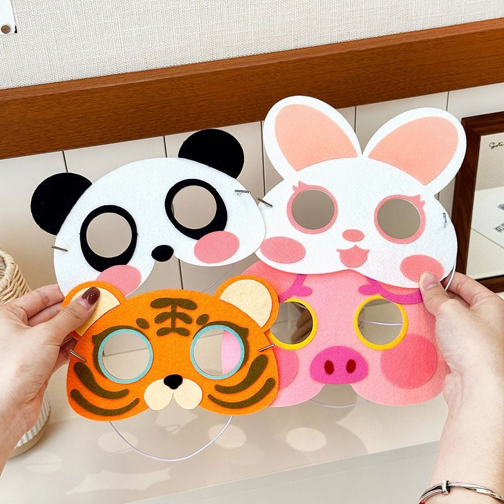 DIY Kids Animal Mask Craft Kit – No Glue, No Scissors – Preschool Art Activity (10/20/30/50 Packs) | Party Favor & Classroom Craft | Retail & Wholesale