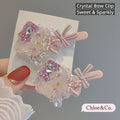 Bow Hair Clip – Sweet & Sparkly Crystal Clip for Girls