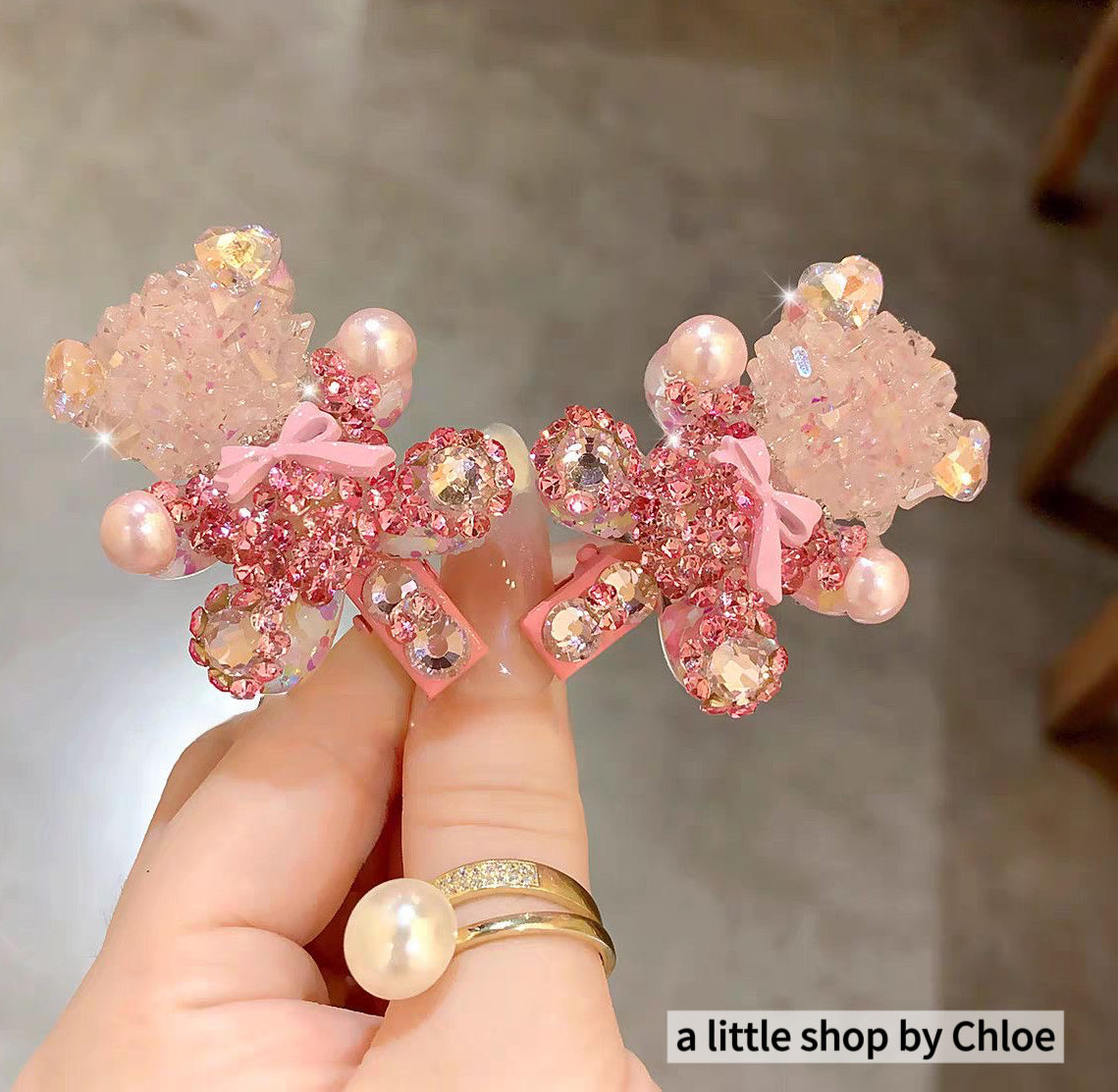 Crystal Hair Clip – Sparkly Rhinestone Clip for Girls