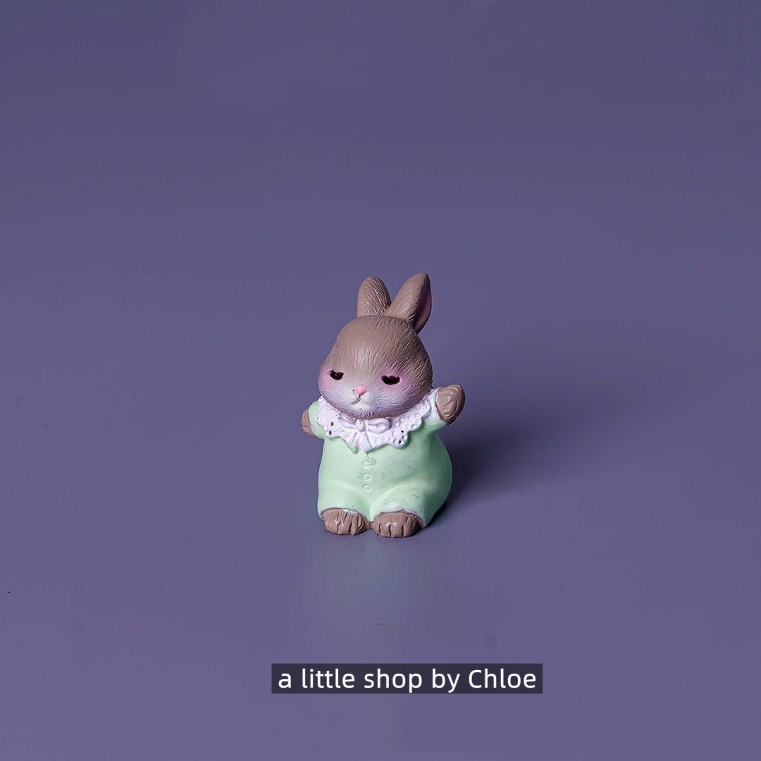 Vintage Mini Animal Figures – Cute Collectible Decor for Kids