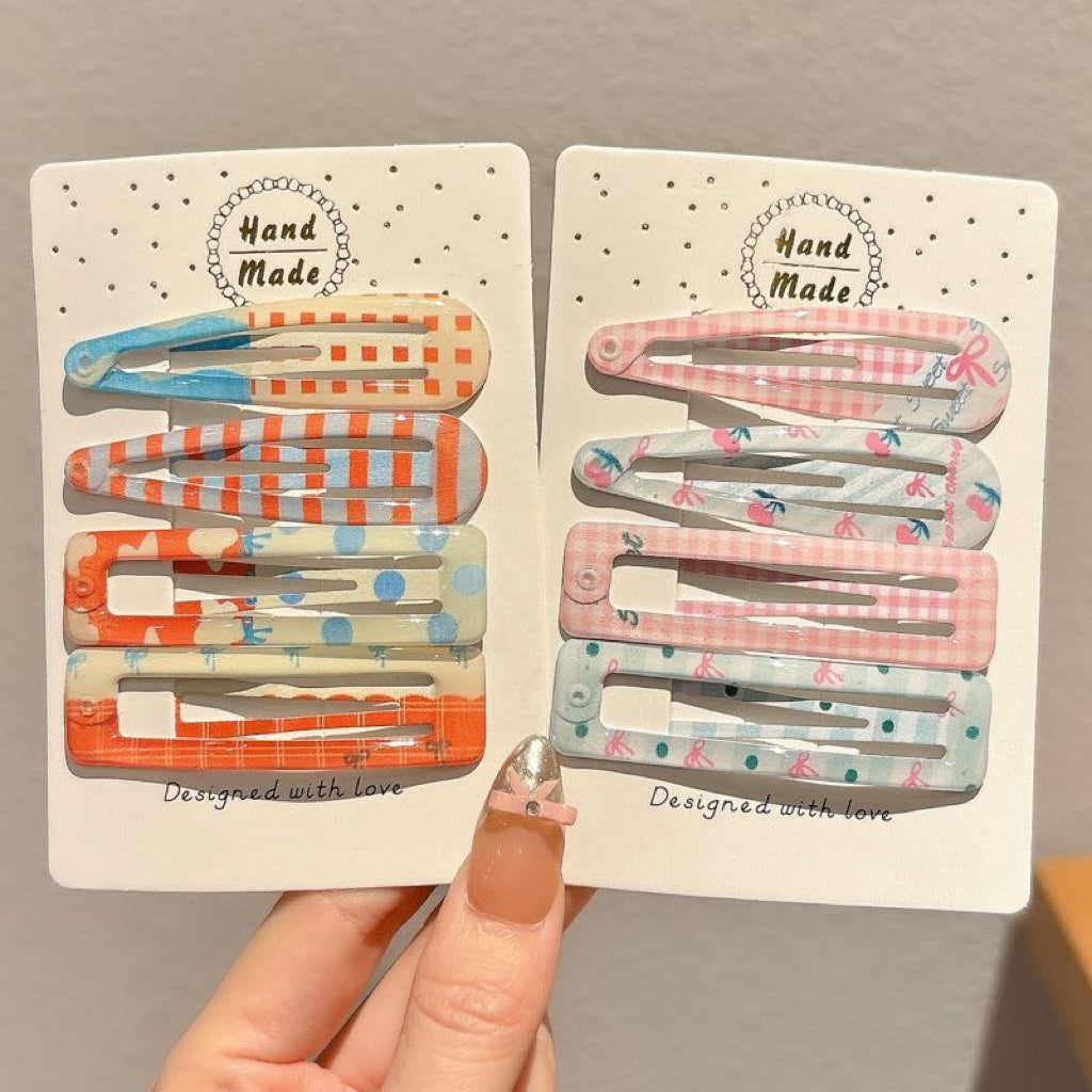 Crystal Alloy Hair Clips – Set of 8/16/20 for Girls