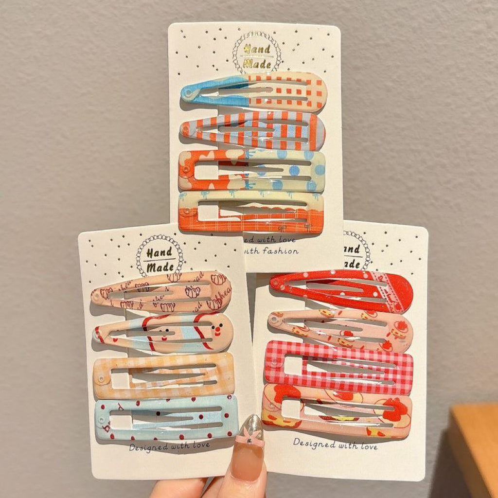 Crystal Alloy Hair Clips – Set of 8/16/20 for Girls