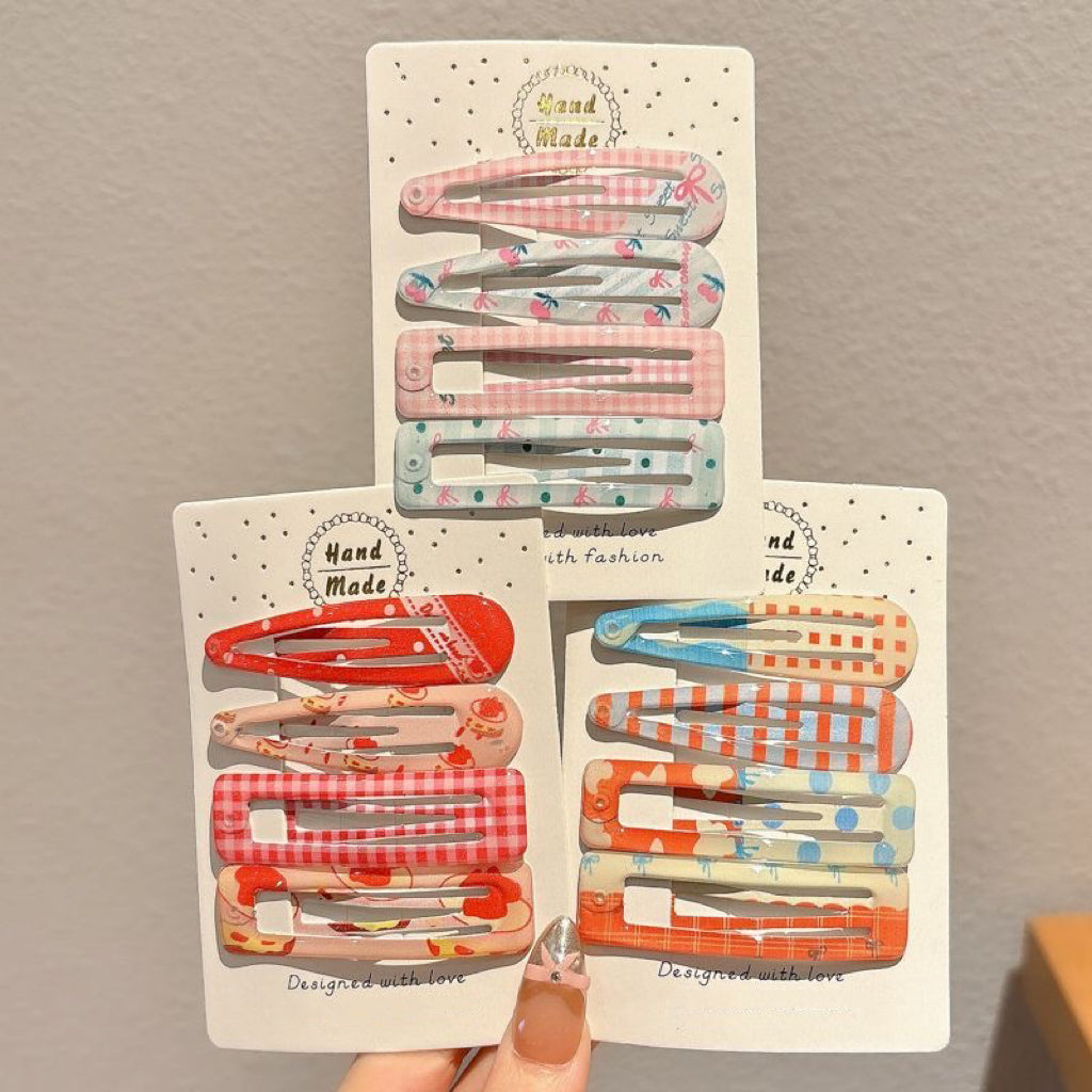 Crystal Alloy Hair Clips – Set of 8/16/20 for Girls