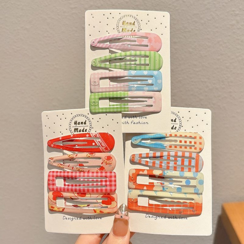 Crystal Alloy Hair Clips – Set of 8/16/20 for Girls