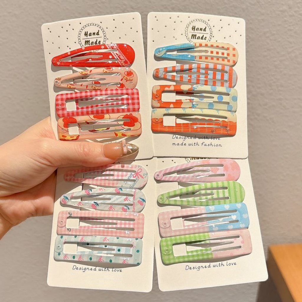 Crystal Alloy Hair Clips – Set of 8/16/20 for Girls