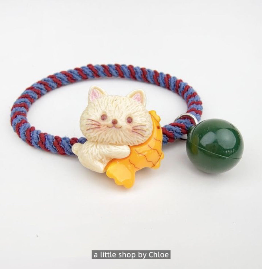 Kids Cat Elastic Hair Ties – Soft, Stretchy Ponytail Holders for Little Girls