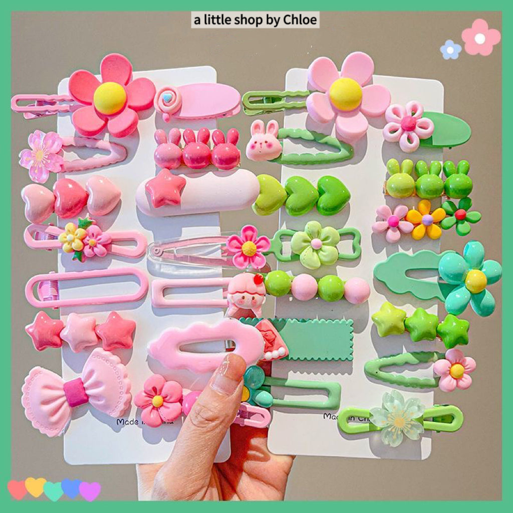 Crystal Hair Clips for Girls – Handmade Sparkly Rhinestone Barrettes for Fine Hair, Cute Alloy Claw Clips for Kids Ponytail, Birthday Gift