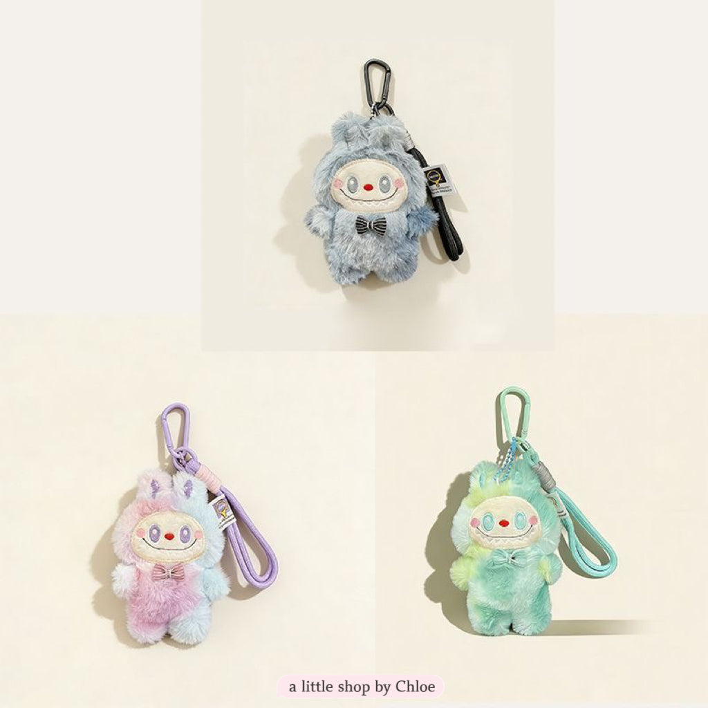 Cute Bunny Keychain Plush Charm – Soft Rabbit Pendant for Backpack, Purse, Keys, Adorable Gift for Girls & Students