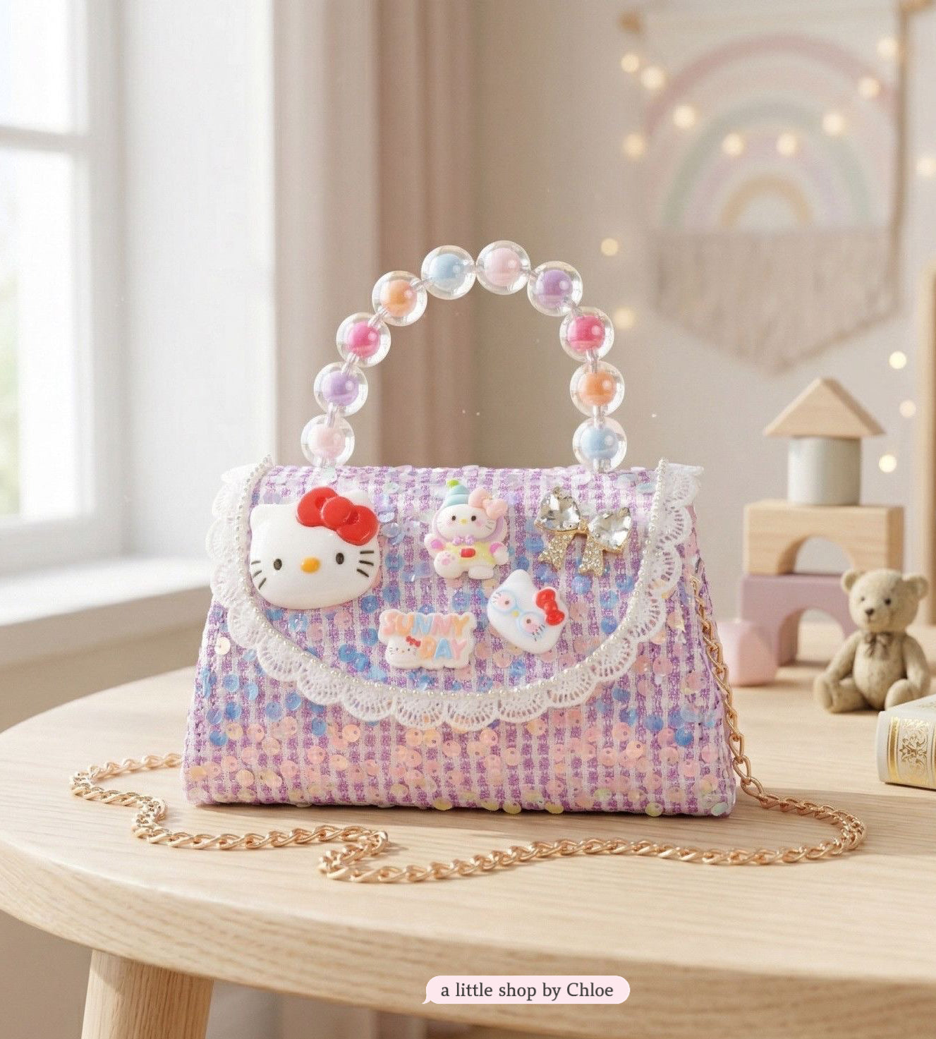 Kids Backpack for Girls – Cute Lightweight Shoulder Bag for Toddlers, Preschool Kindergarten Bookbag, Birthday Gift with Gift Box