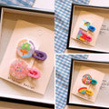 Acrylic Hair Clips for Girls – Cute Crystal Barrettes for Fine Hair, Non-Slip Alloy Claw Clips for Kids Ponytail, Birthday Gift
