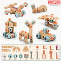 DIY Screwdriver Set – 120-183 PCS, Electric Drill, Storage Box, STEM Building Toy for Kids Ages 3+ ```