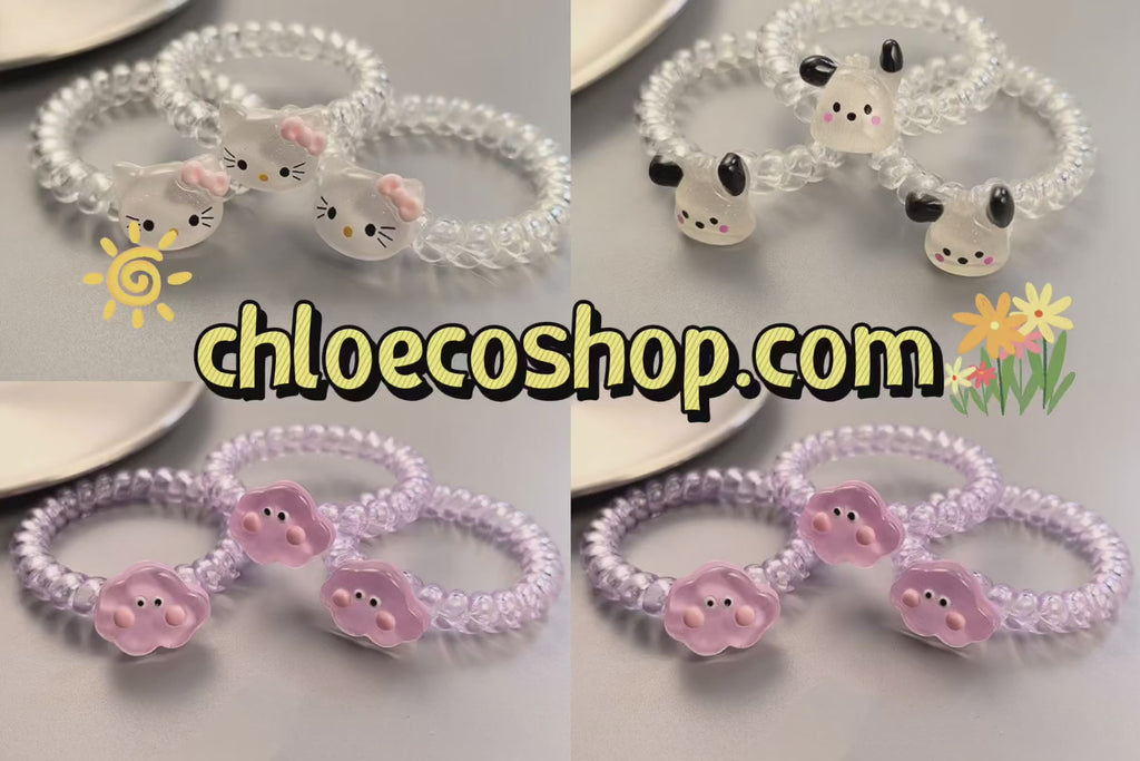 Soft Elastic Hair Ties for Girls – Cute Kids Ponytail Holders (3/6/12/24 Packs) | Retail & Wholesale  ---